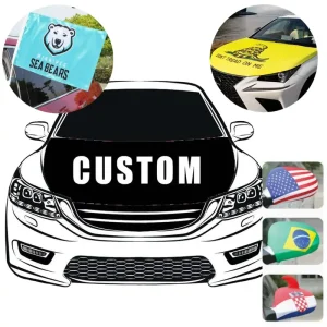 Car Hood Flag Kit
